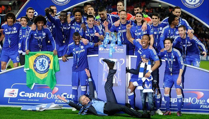 Chelsea Tundukkan Tottenham 2-0 Raih Piala Liga